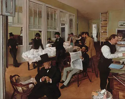 A Cotton Office in New Orleans Edgar Degas